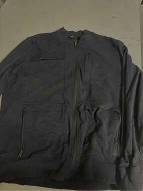 NOBULL Black Full-Zip Utility Sweater